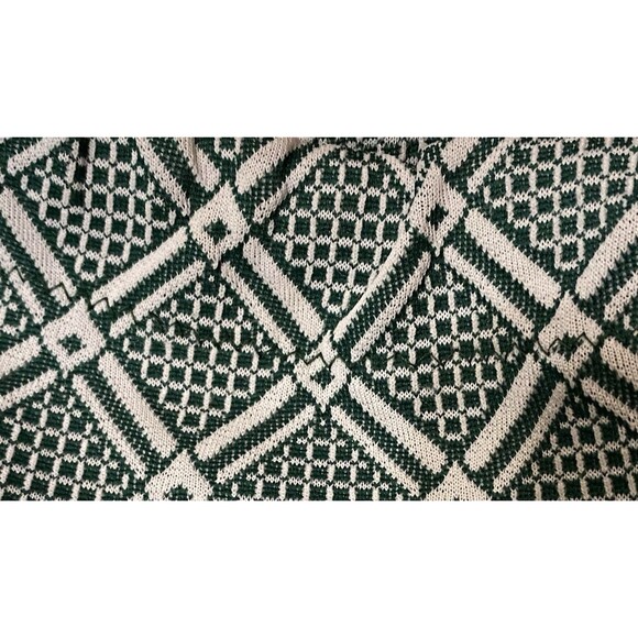 Vtg 70s ILGWU Union Made Women’s High Rise Wide Leg Pants Geometric Mod USA 6/8 - Picture 4 of 11